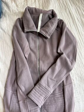 lululemon athletica Dusty Mauve Full-Zip Bomber Jacket